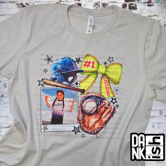 Custom Baseball/Softball with Picture