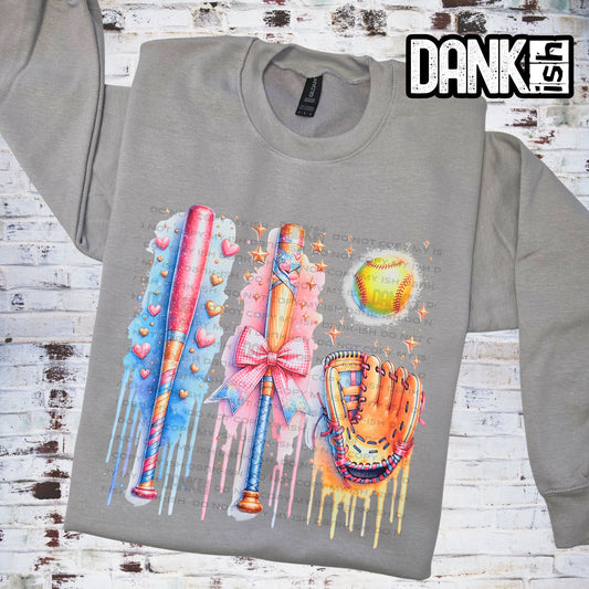 Softball & Bats Drip