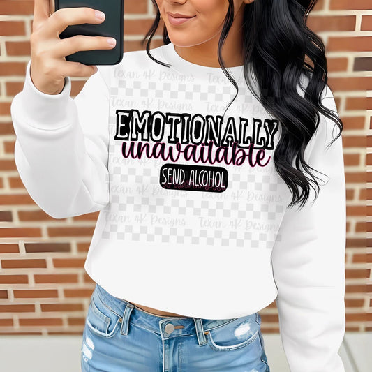 Emotionally Unavailable, Send Alcohol