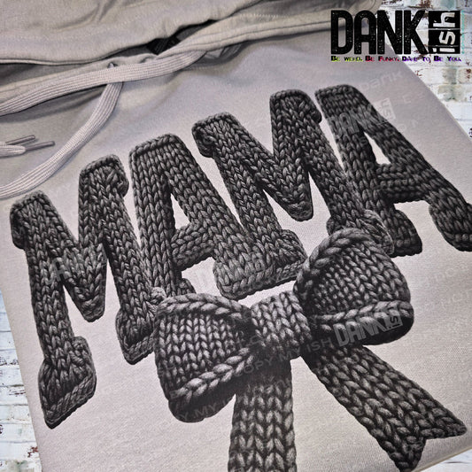 Faux Crochet Mama Bow
