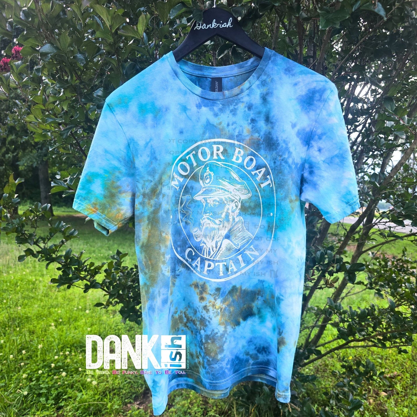 RTS Motor Boat Captain Tie Dye Tee