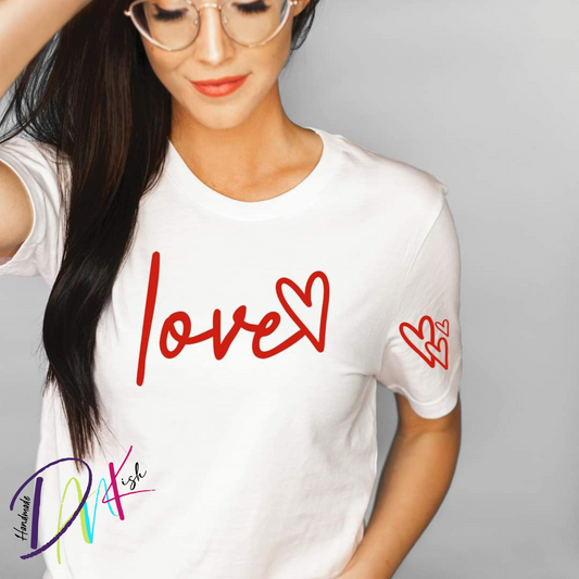 Love w/ Sleeve Hearts