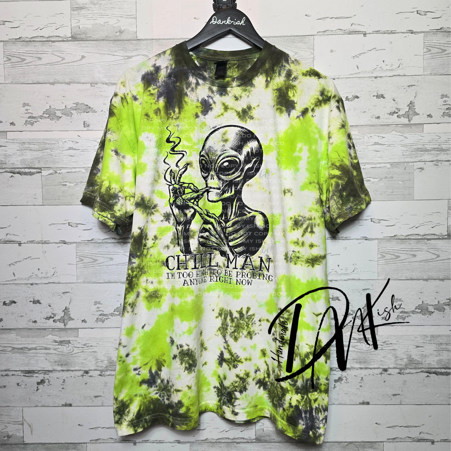 RTS Chill Man Alien- Mystery Tie Dye!