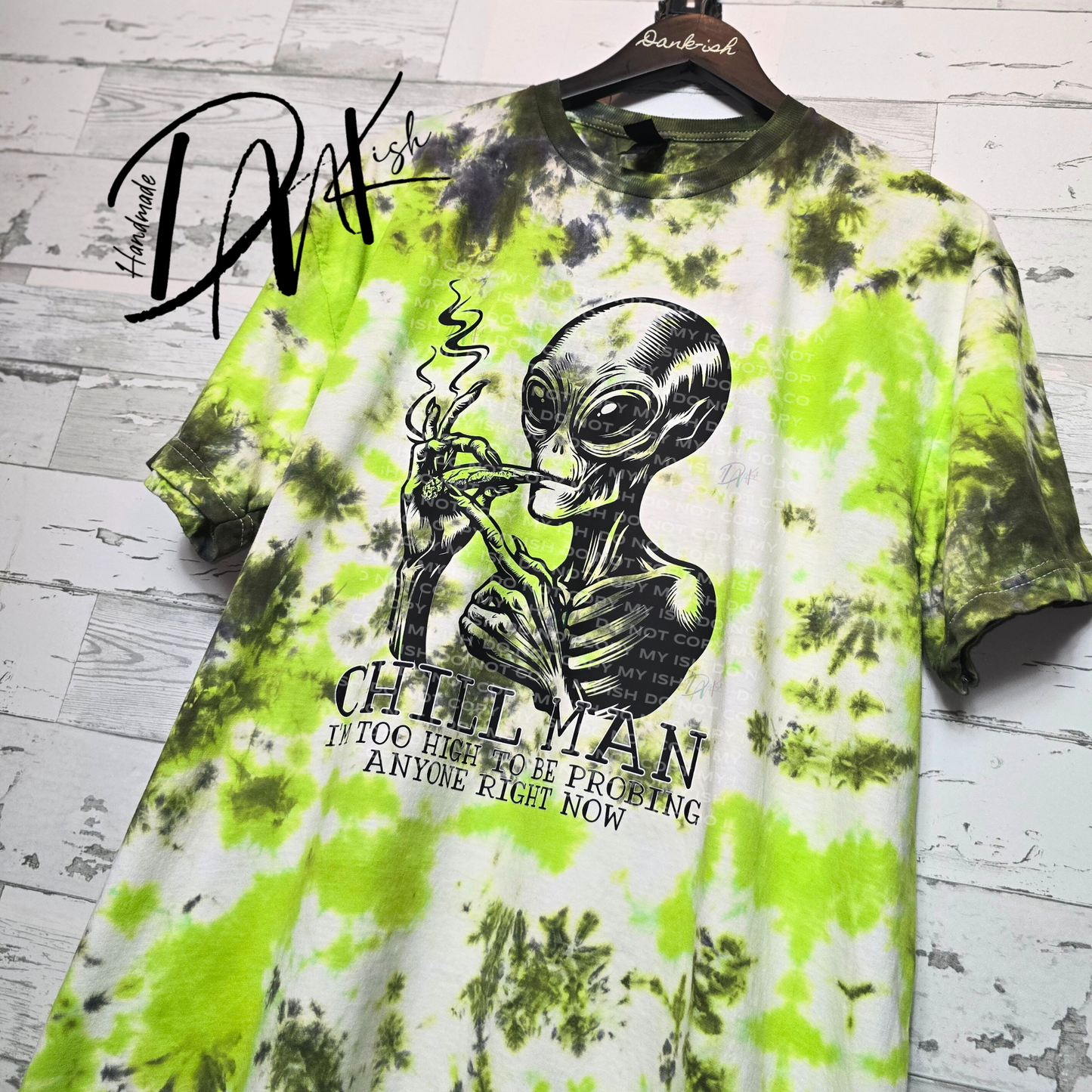 RTS Chill Man Alien- Mystery Tie Dye!