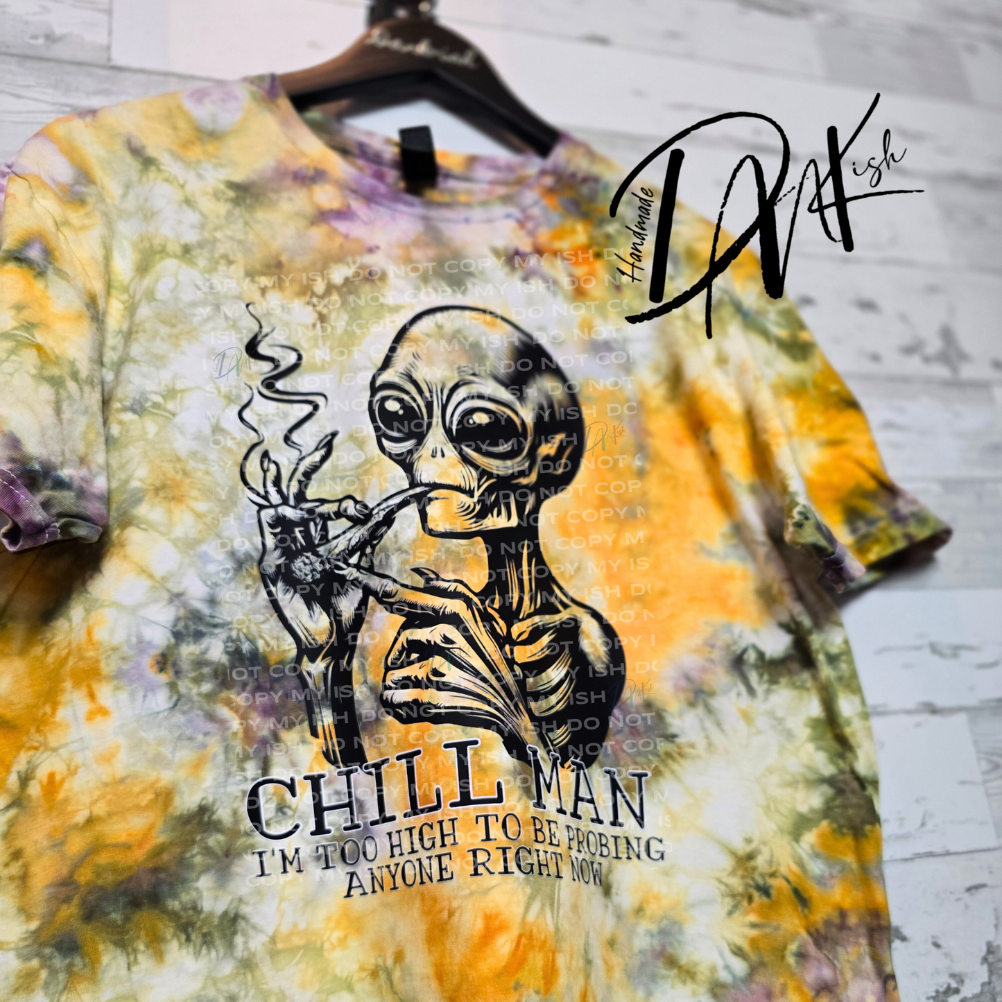 RTS Chill Man Alien- Mystery Tie Dye!