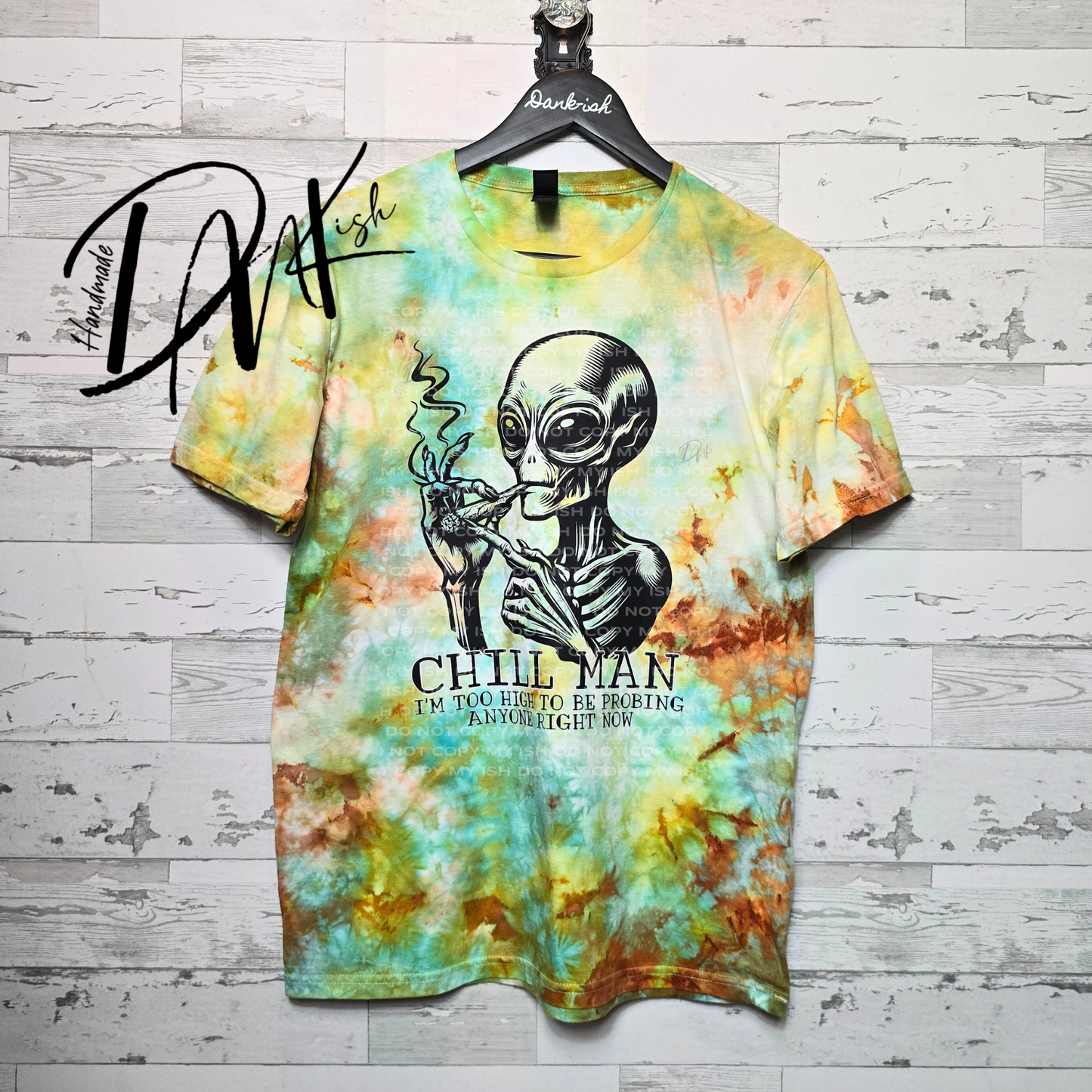 RTS Chill Man Alien- Mystery Tie Dye!