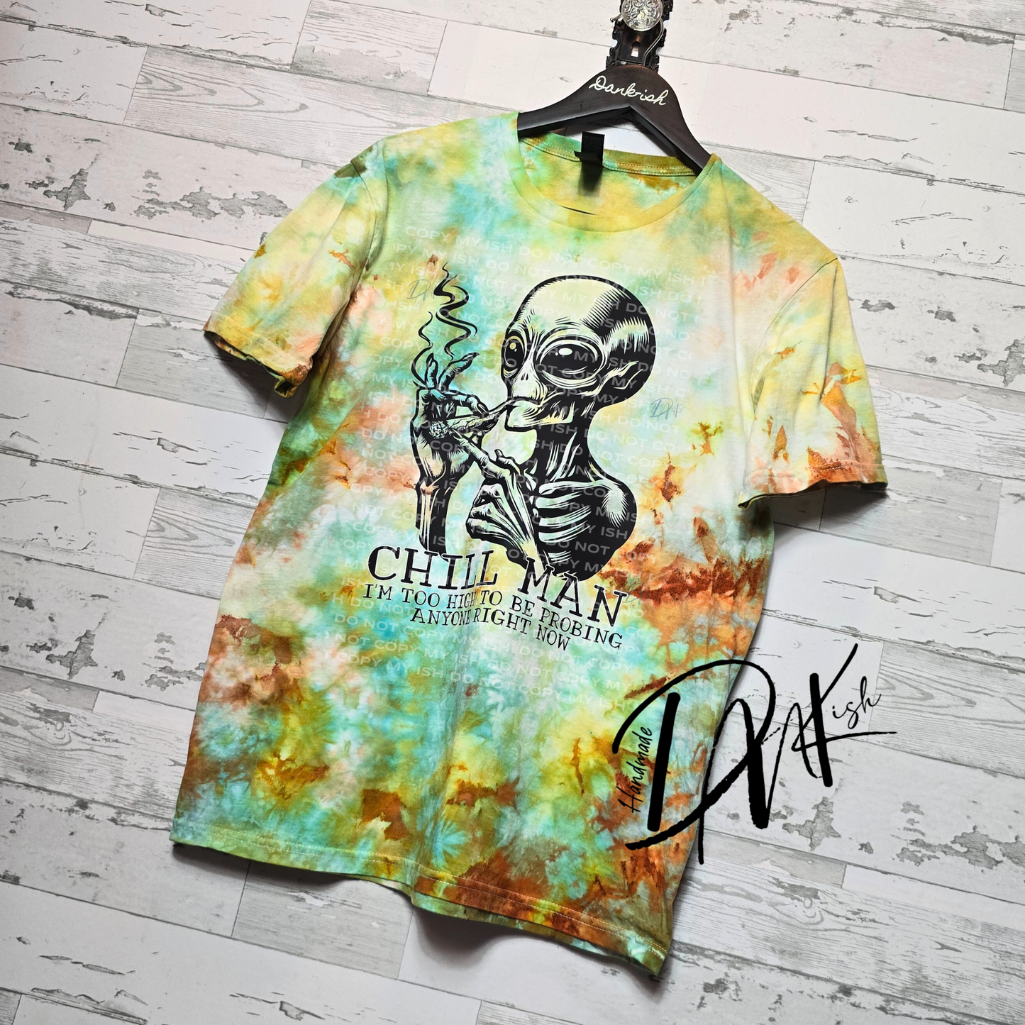 RTS Chill Man Alien- Mystery Tie Dye!