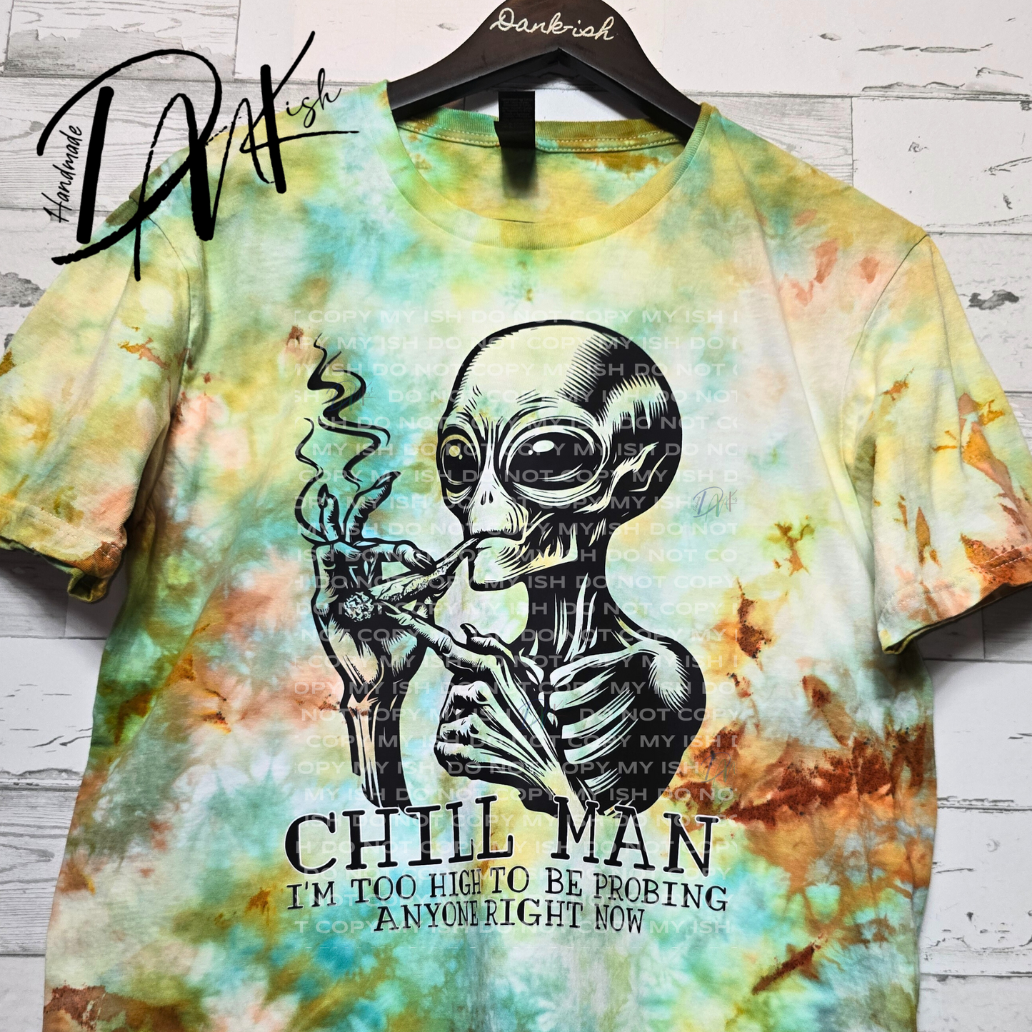 RTS Chill Man Alien- Mystery Tie Dye!