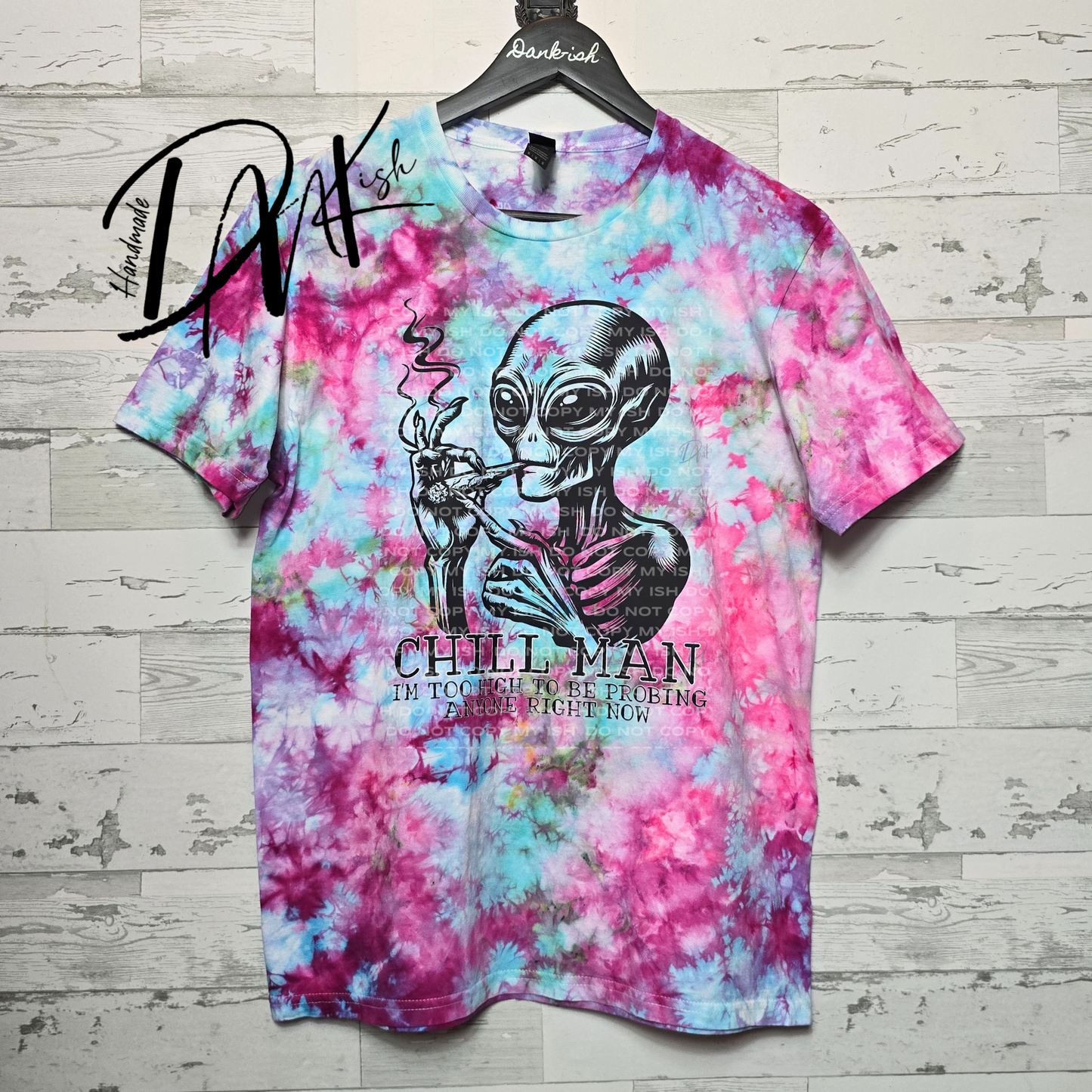 RTS Chill Man Alien- Mystery Tie Dye!