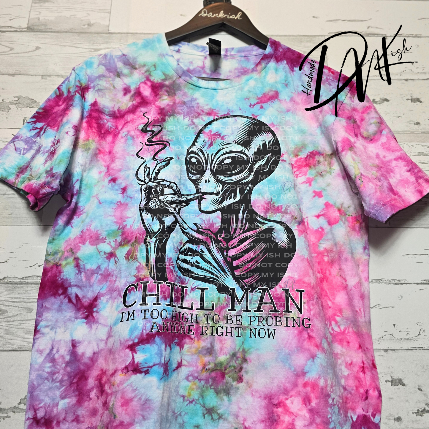 RTS Chill Man Alien- Mystery Tie Dye!