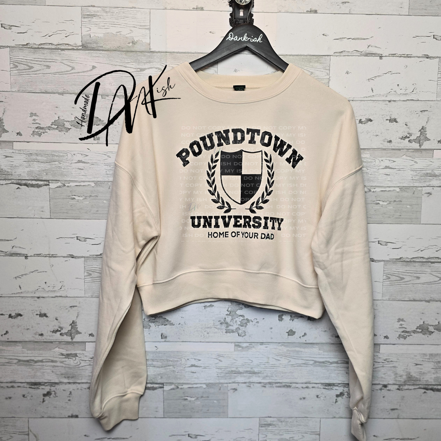 RTS Poundtown University Crop Crewneck