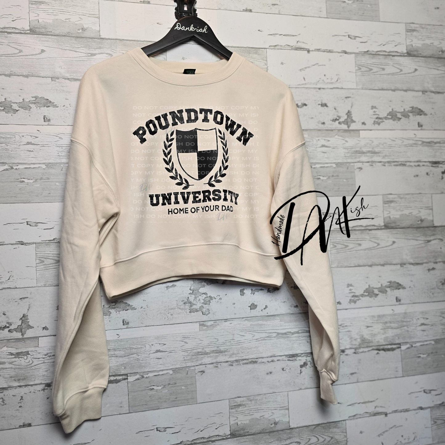 RTS Poundtown University Crop Crewneck