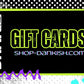Digital Gift Card