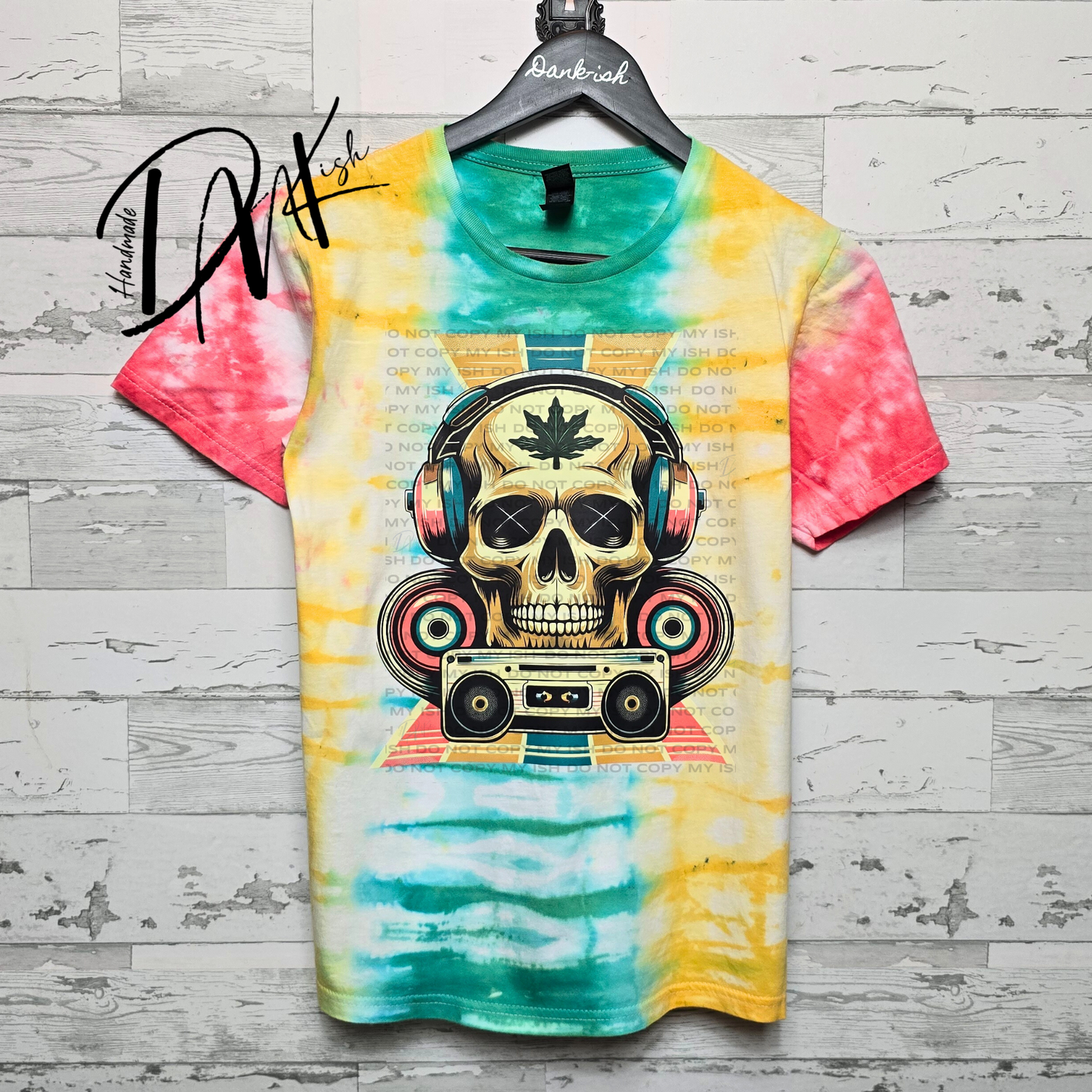 RTS Radio Skull Tie Dye