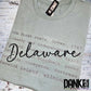 Delaware Script Facts