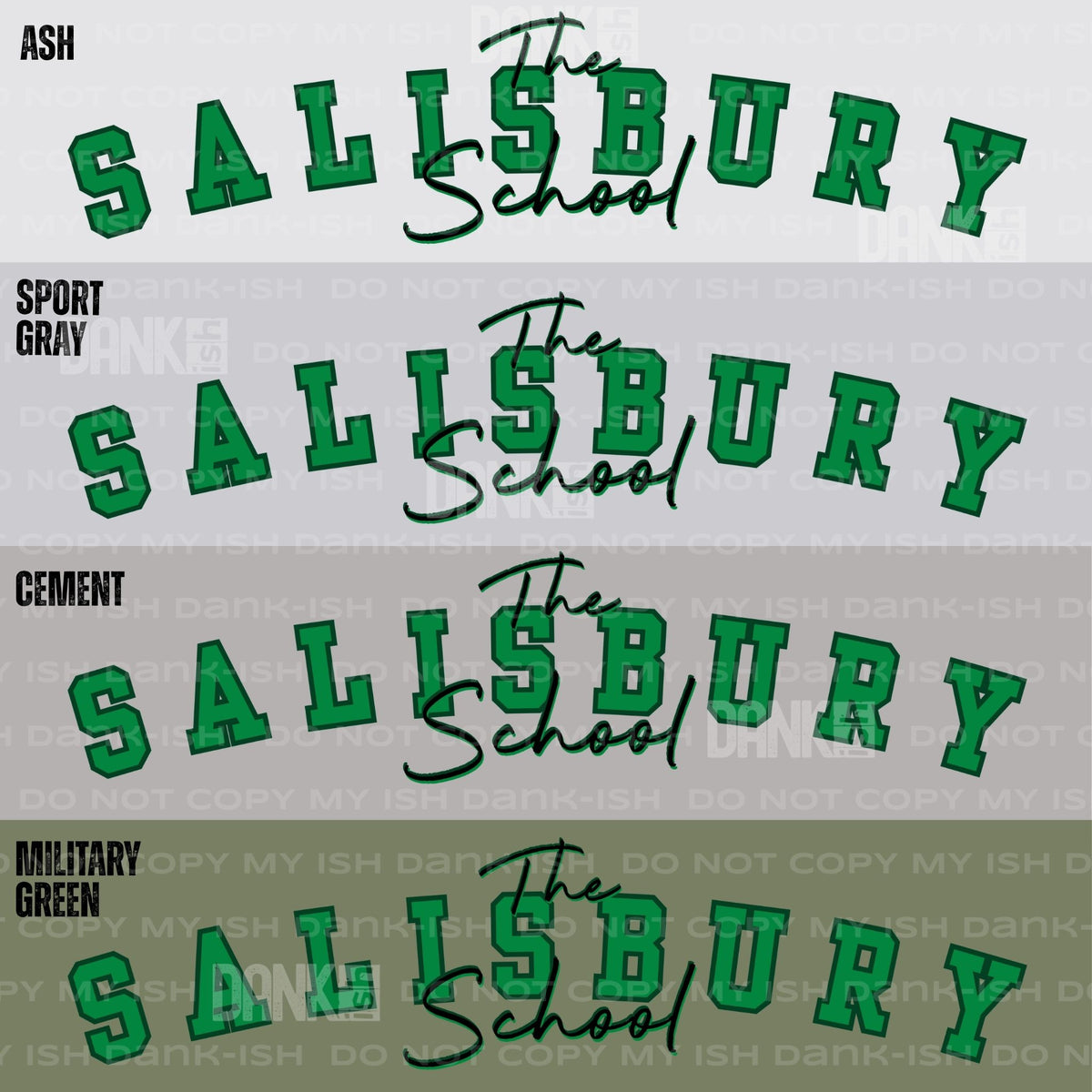 PRE ORDER* The Salisbury School Big Back