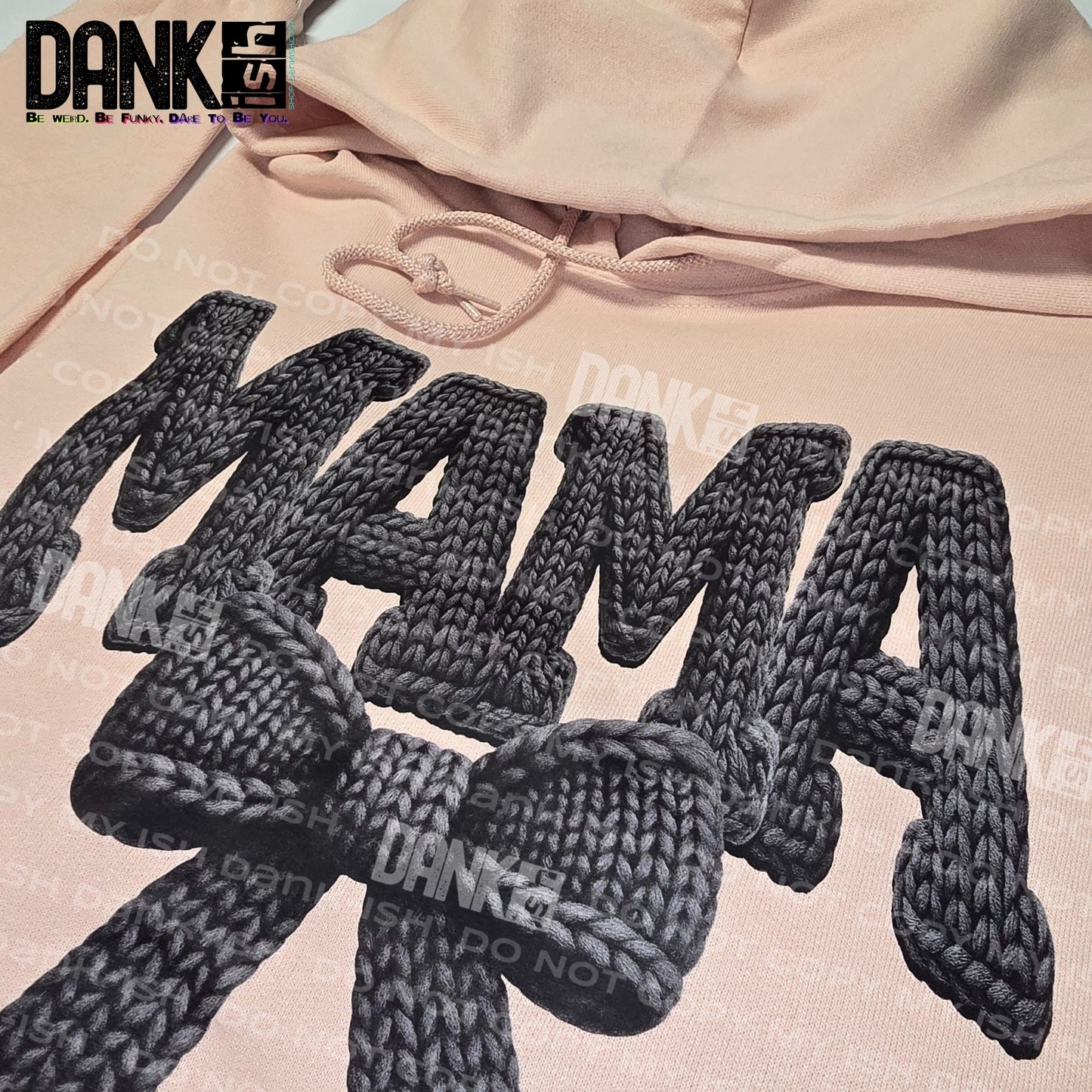 Faux Crochet Mama Bow