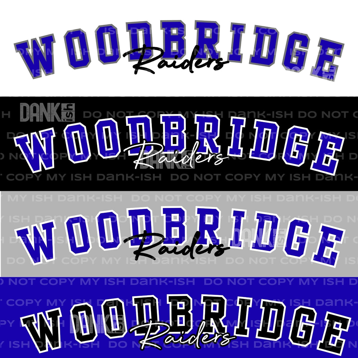 PRE ORDER* Woodbridge Raiders Big Back