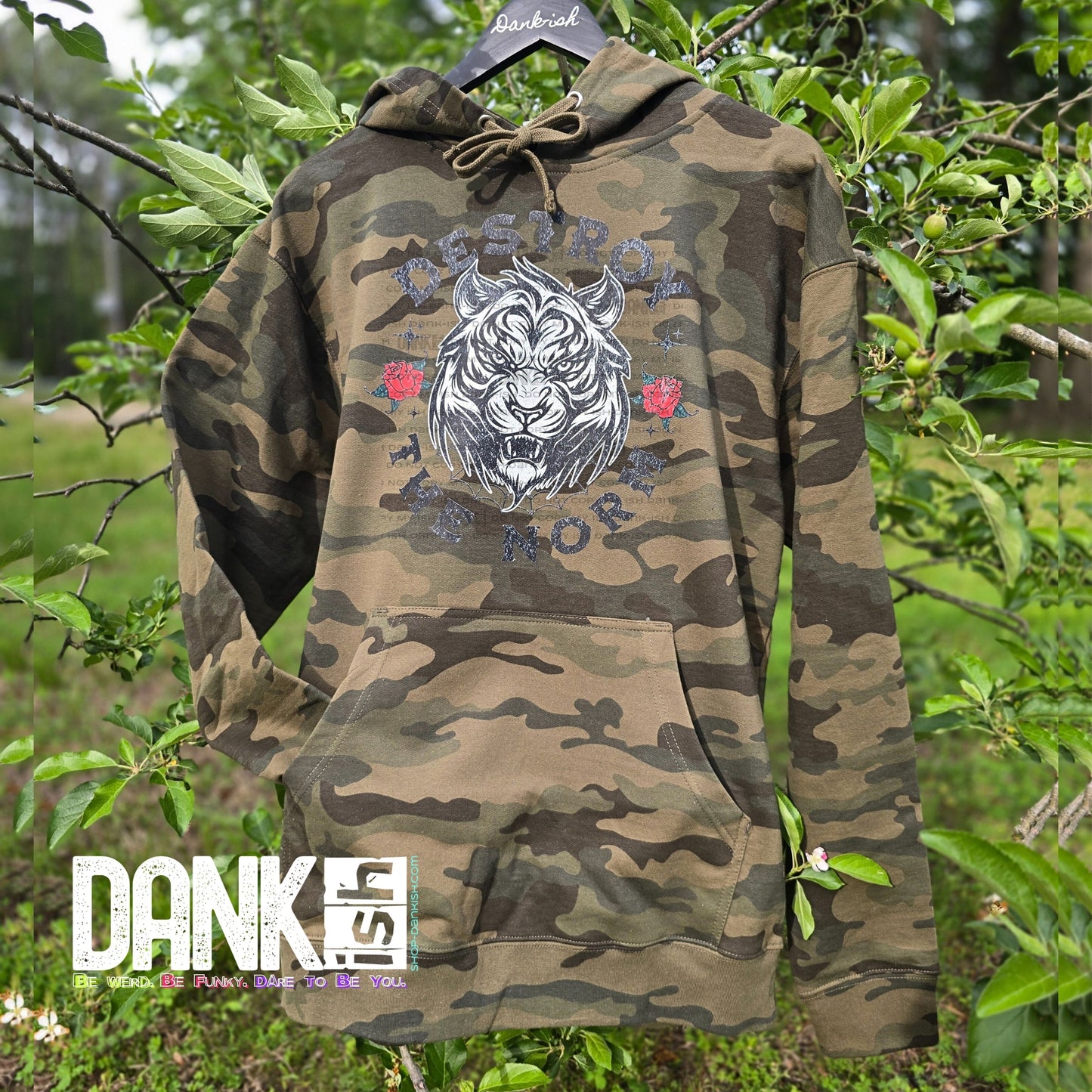 Destroy the Norm Camo Hoodie