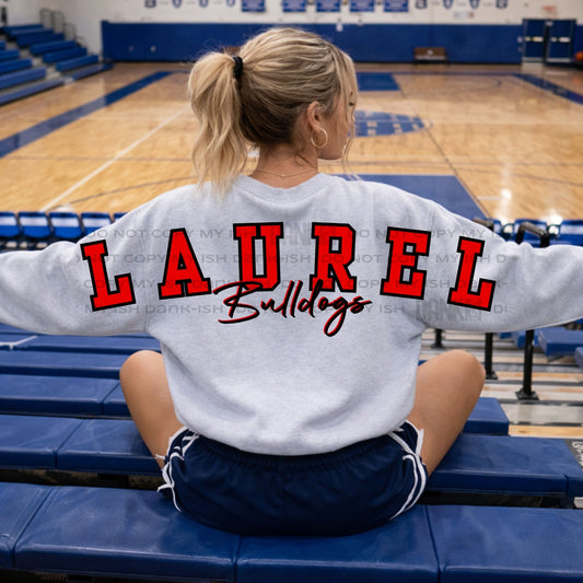 PRE ORDER* Laurel Bulldogs Big Back