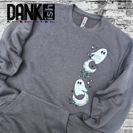 RTS Ghostie Moon Crewneck