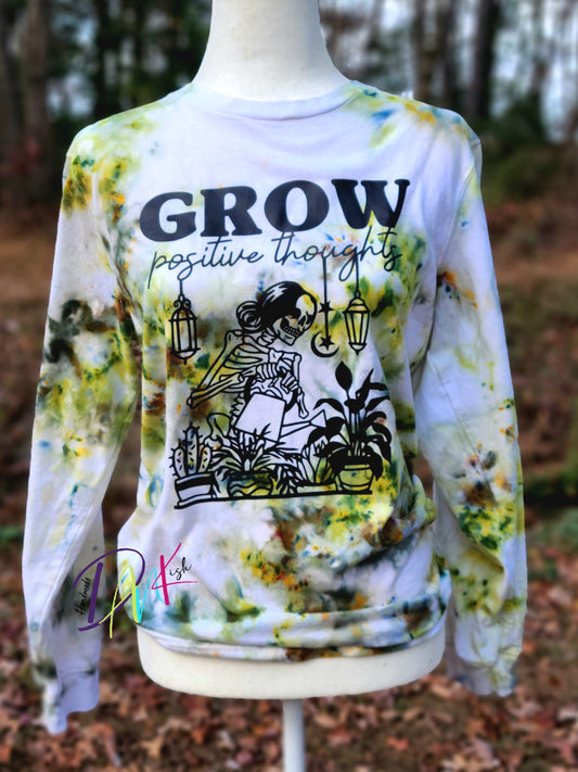 Grow Positive Thoughts Tie Dye