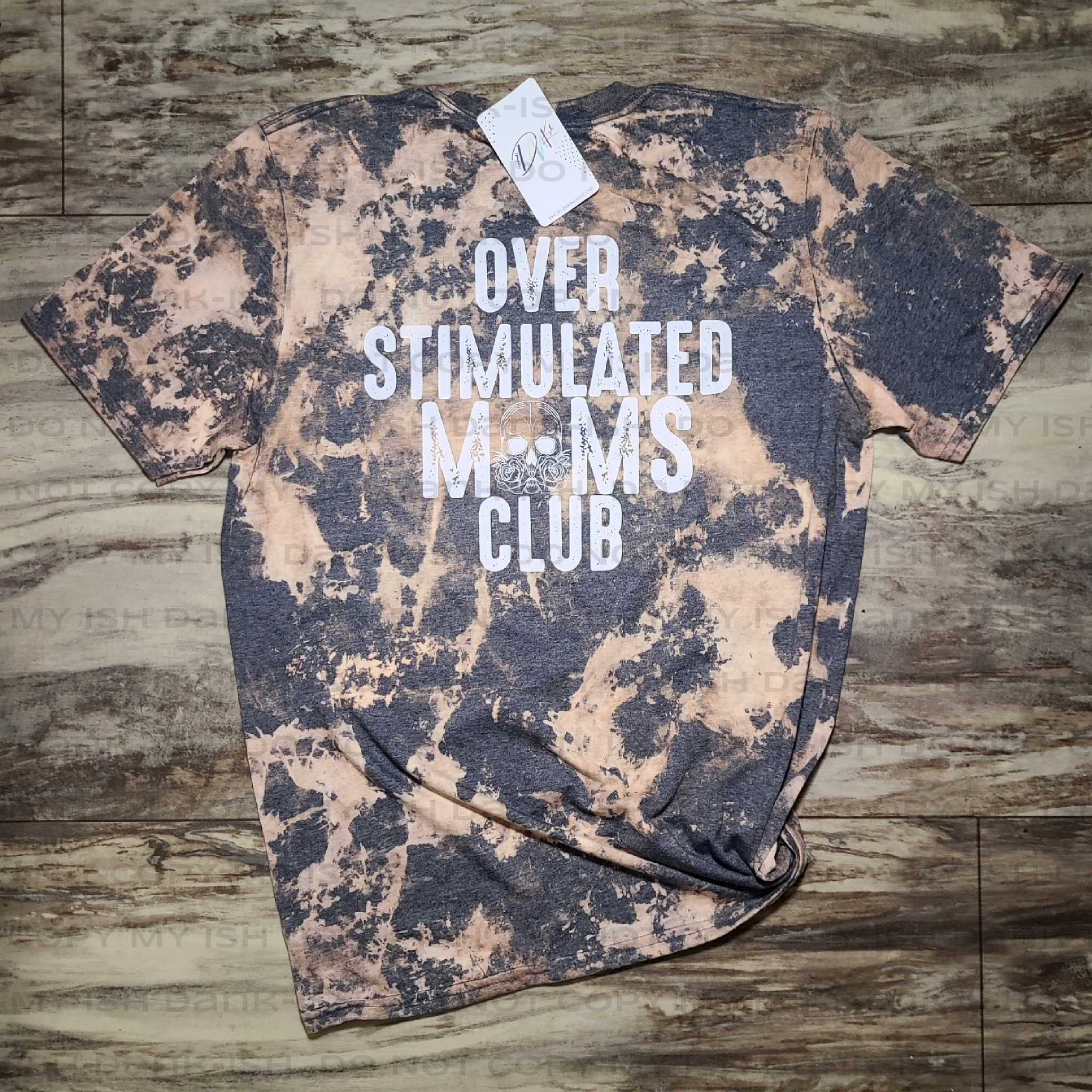 Overstimulated Moms Club Skull